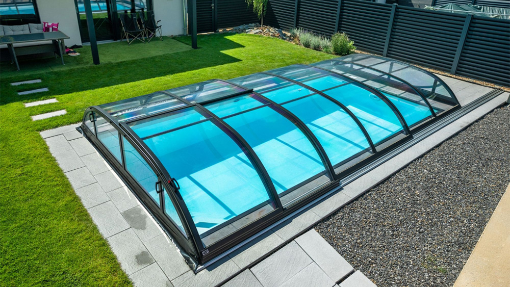 Poolüberdachung